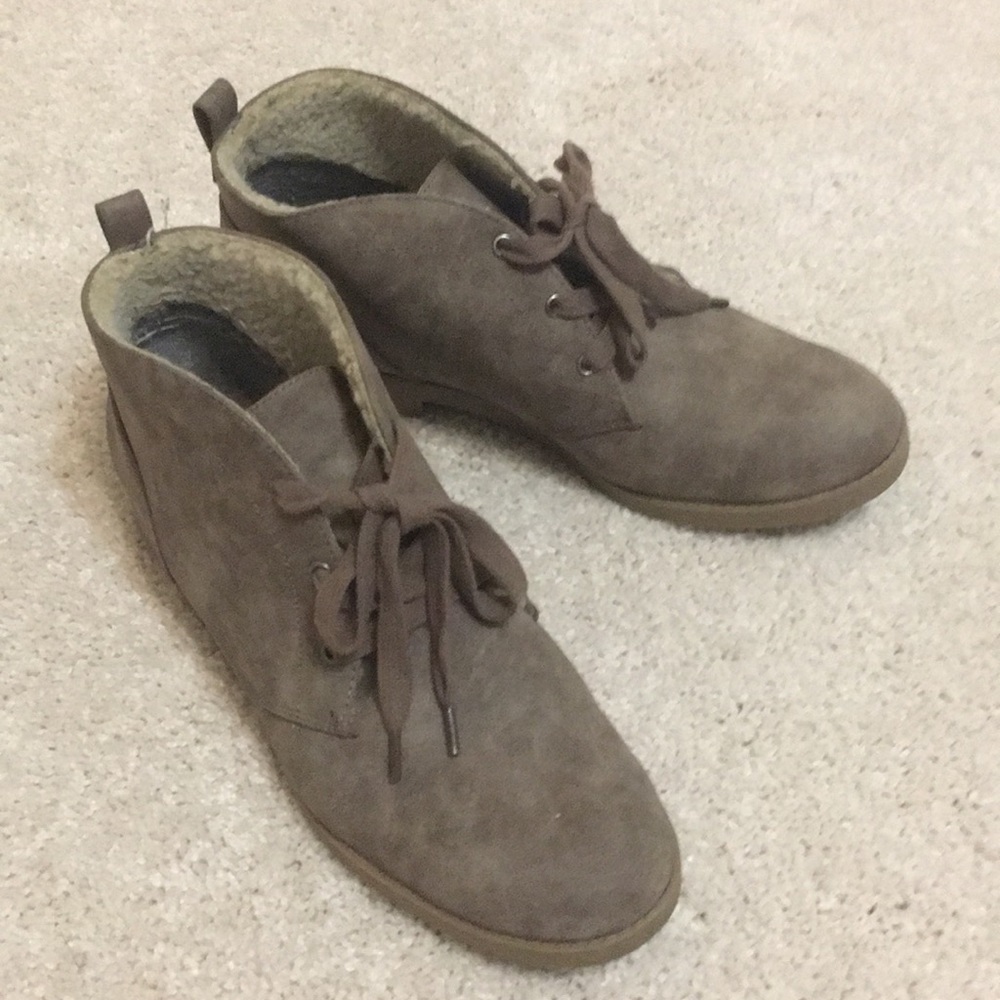 Fleece Lined Oxford Loafers